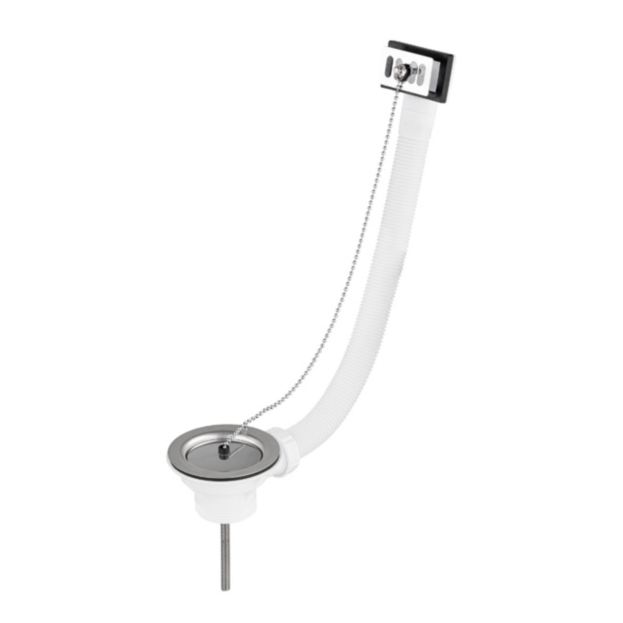 Bonde évier grès / synthèse NF diamètre 60 avec trop plein