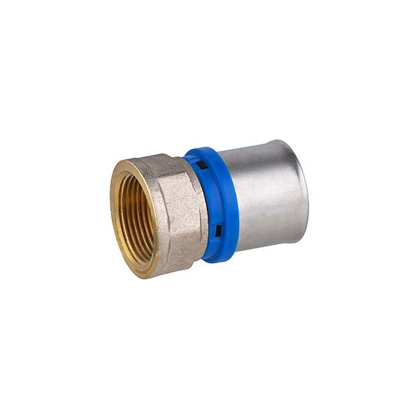Raccord multicouche à sertir femelle fixe
