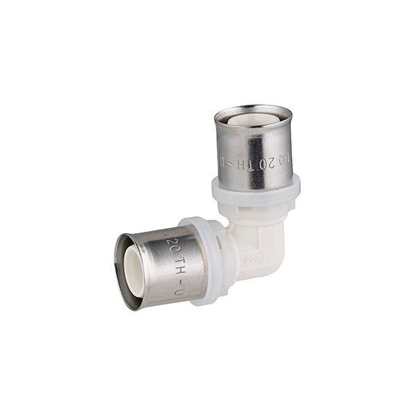 Raccord PPSU multicouche à sertir coude égal