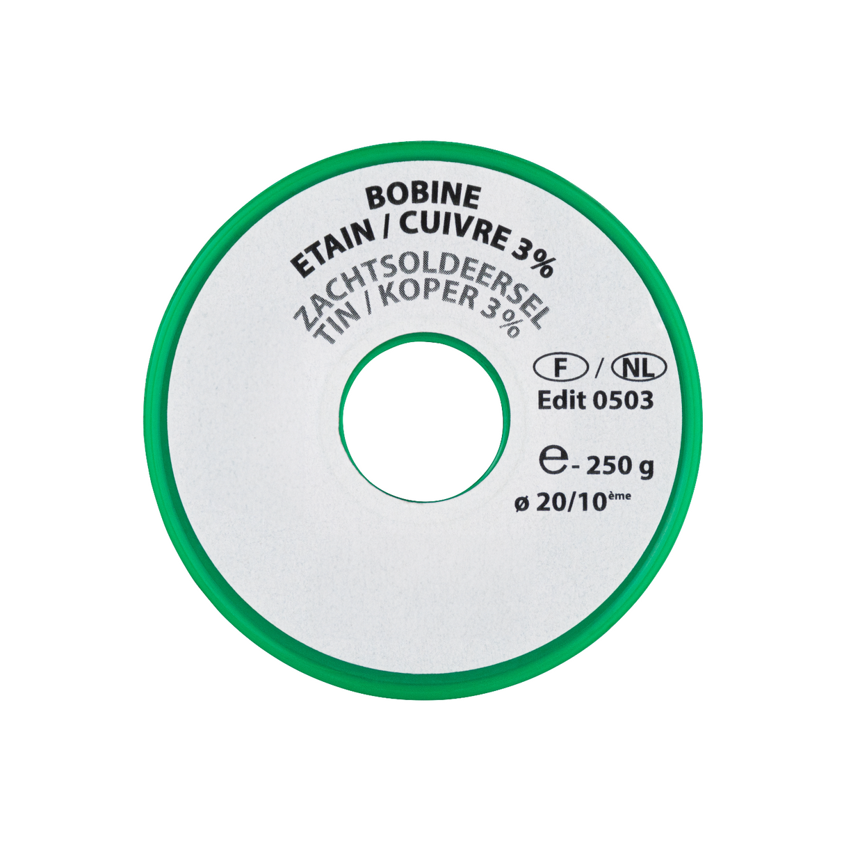 Rouleau Fil Brasure Étain 250g