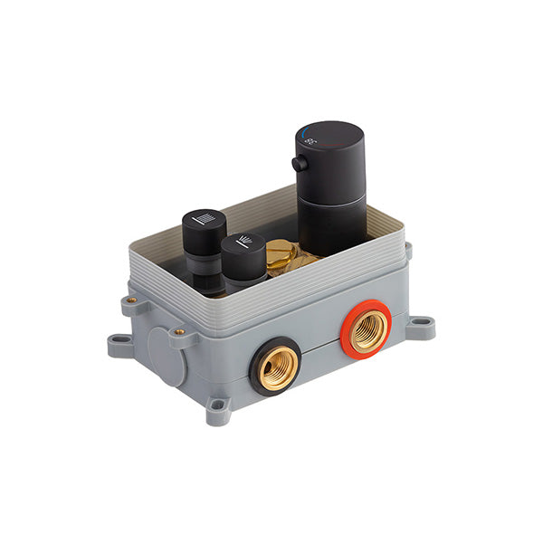 Robinetterie mitigeur noir encastrable