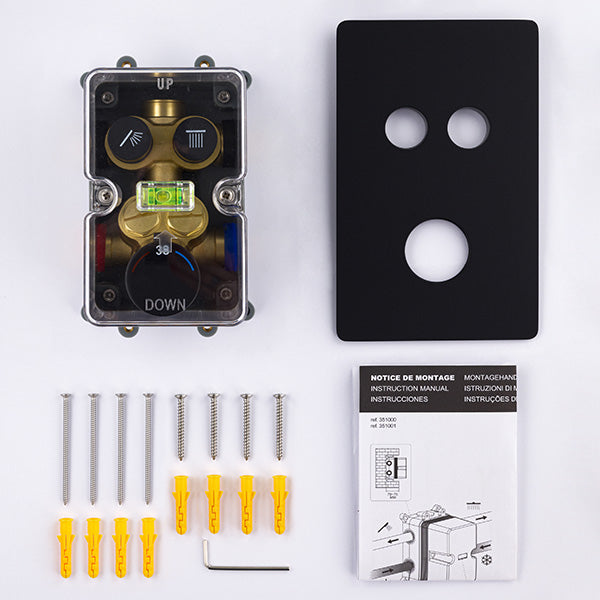 Mitigeur noir décomposition