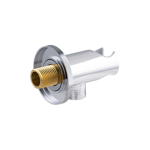 Support douchette à encastrer chromé