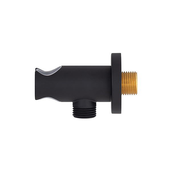 Support douchette encastrable noir