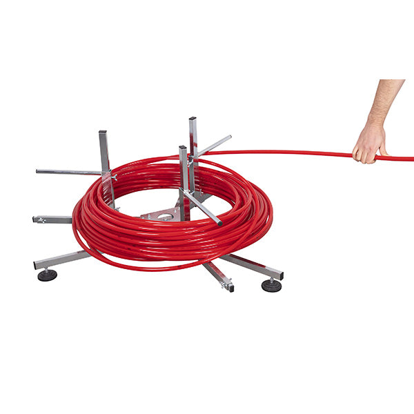 Dérouleur de couronne avec tube PER