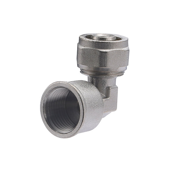 Raccord Multicouche à Compression Coudé Femelle Ø16 - femelle 1/2 (15x21)