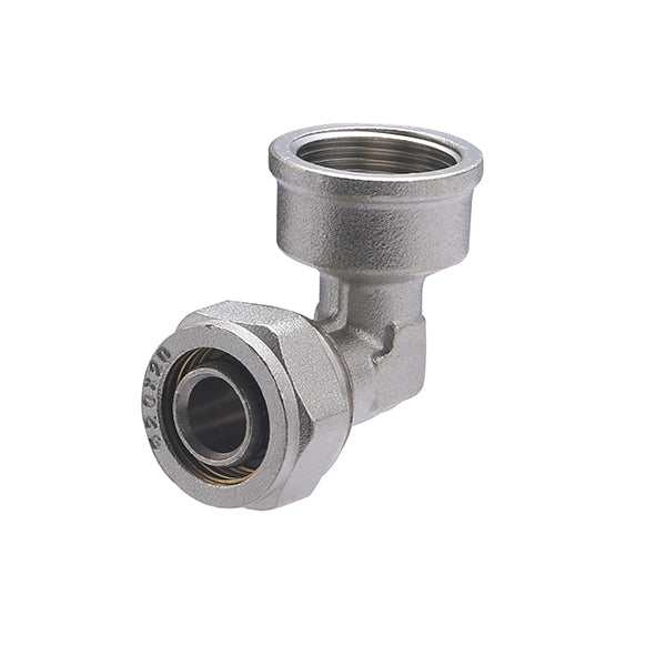 Raccord Multicouche à Compression Coudé Femelle Ø20 - femelle 3/4 (20x27)