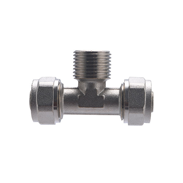 Raccord Multicouche à Compression Té Mâle au Centre