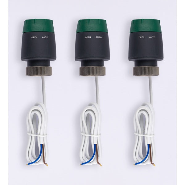 Kit boitier + servomoteurs pour collecteur plancher chauffant