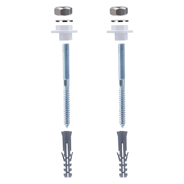 Fixations Lavabo Paroi Pleine avec Chevilles