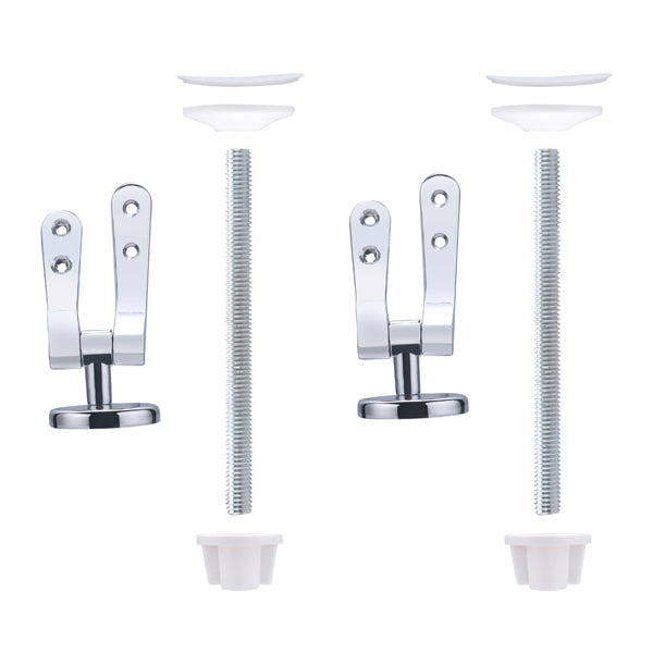 Fixations abattant en bois