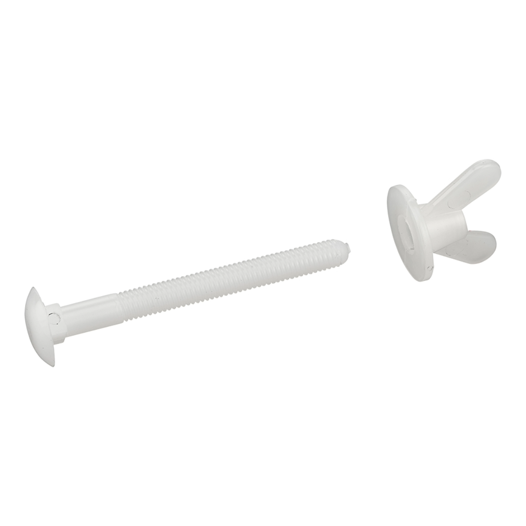 Fixations abattant vis 8x80 mm - tête ronde 20 x2