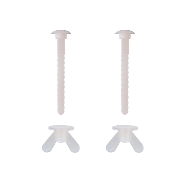 Fixations abattant vis 8x80 mm - tête ronde 20 x2