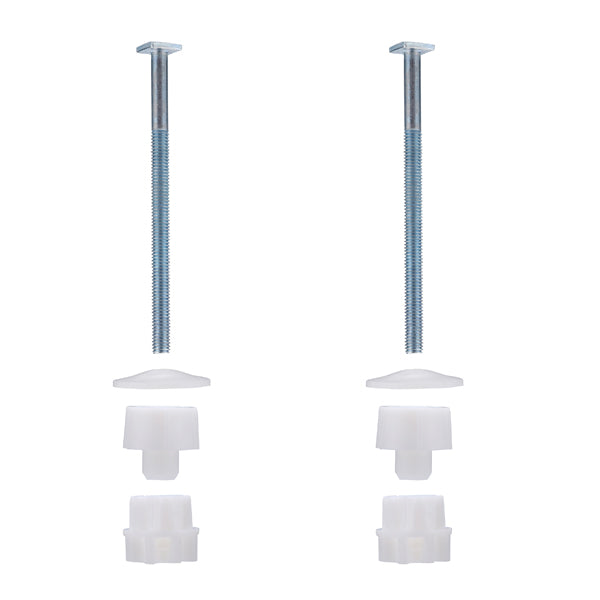 Fixations abattant modèle allibert écrous serrage rapide tête carrée 10 x2