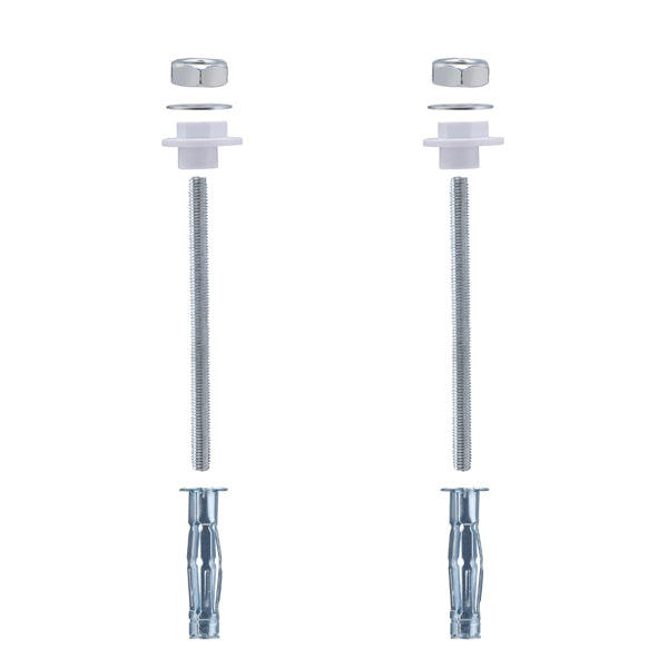 Fixations Lavabo Paroi Creuse avec Chevilles à Expansion