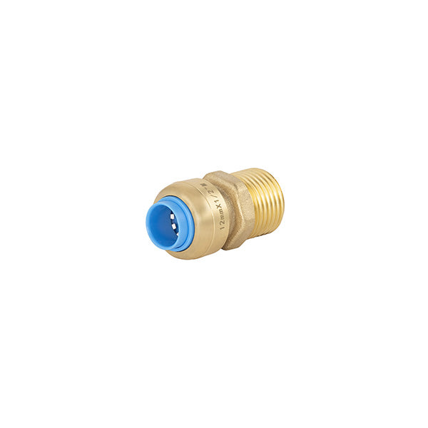 Raccord tout push mâle Ø12 - mâle 15x21 (1/2)