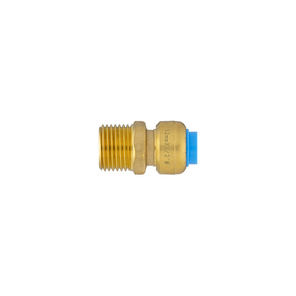 Raccord tout push mâle Ø12 - mâle 15x21 (1/2)