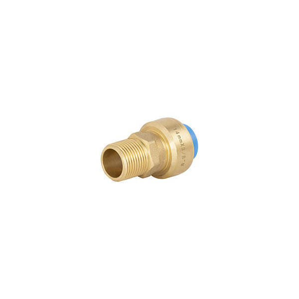 Raccord tout push mâle Ø14 - mâle 12x17 (3/8)