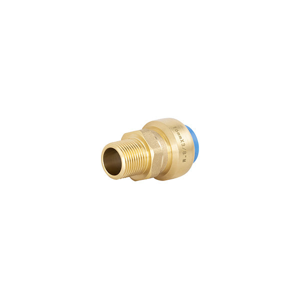 Raccord tout push mâle Ø16 - mâle 12x17 (3/8)