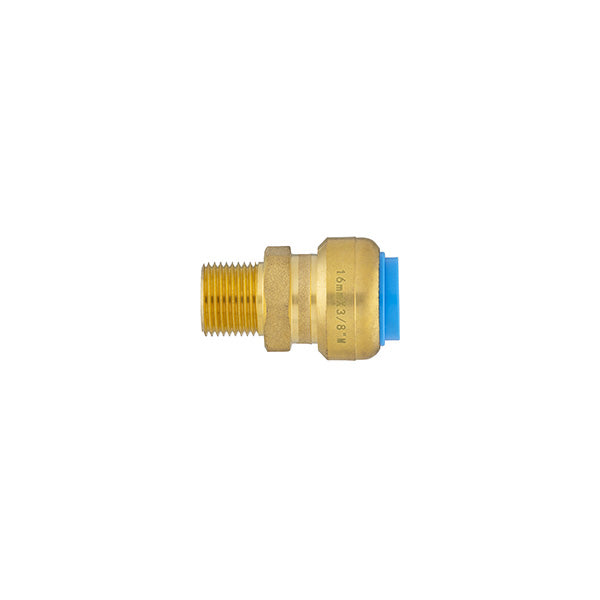 Raccord tout push mâle Ø16 - mâle 12x17 (3/8)
