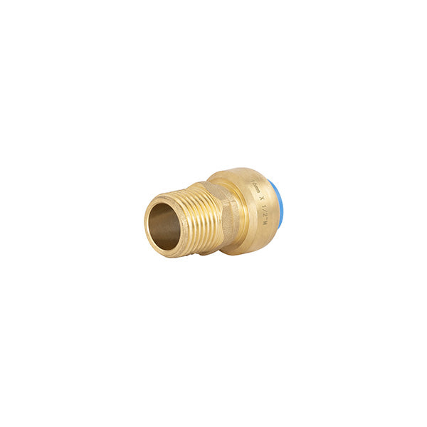 Raccord tout push mâle Ø16 - mâle 15x21 (1/2)