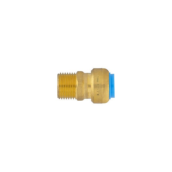 Raccord tout push mâle Ø16 - mâle 15x21 (1/2)