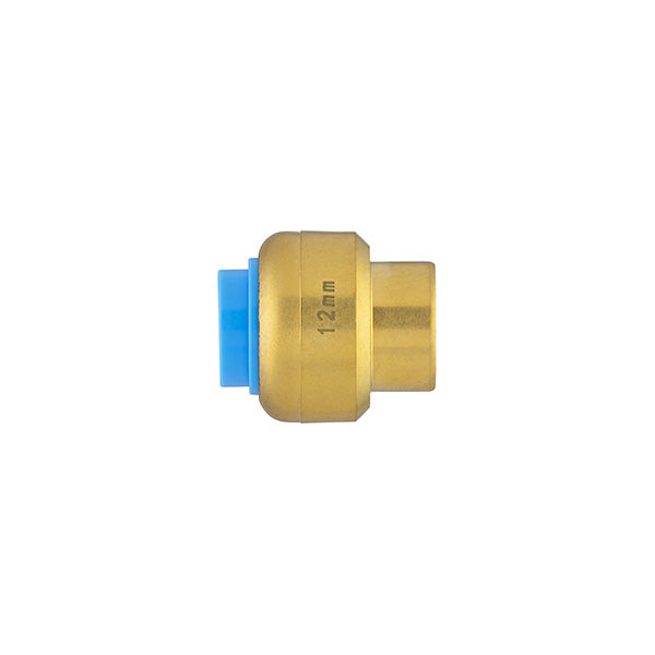 Raccord tout push bouchon Ø12