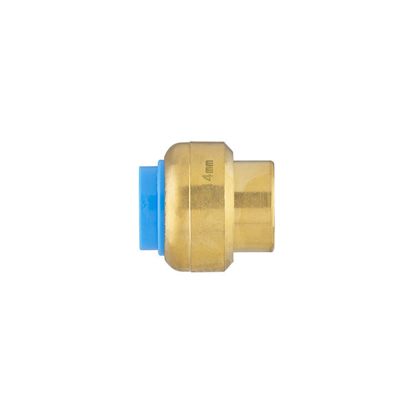 Raccord tout push bouchon Ø14
