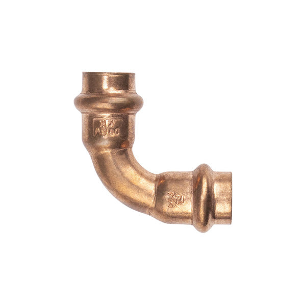 Raccord cuivre à sertir coude égal 90° diamètre 12