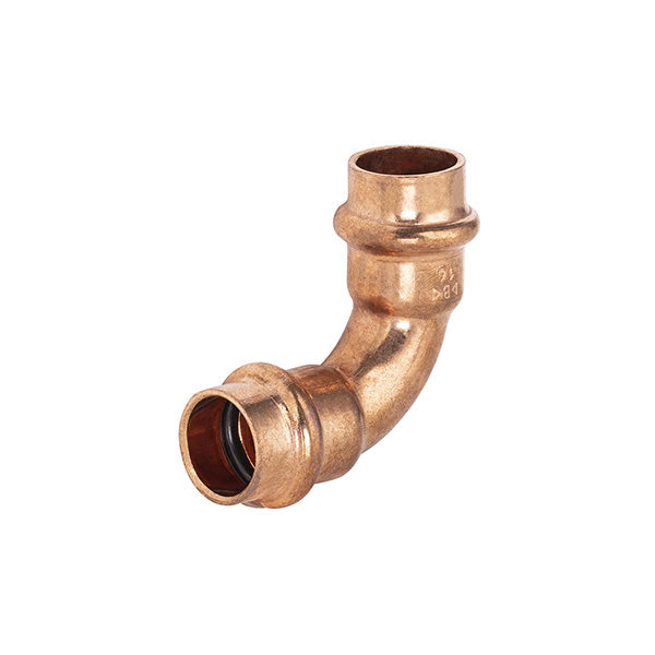Raccord cuivre à sertir coude égal 90° diamètre 16