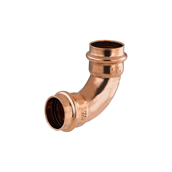 Raccord cuivre à sertir coude égal 90° diamètre 28