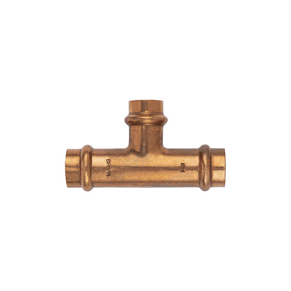 Raccord cuivre à sertir té réduit diamètre 18-16-18