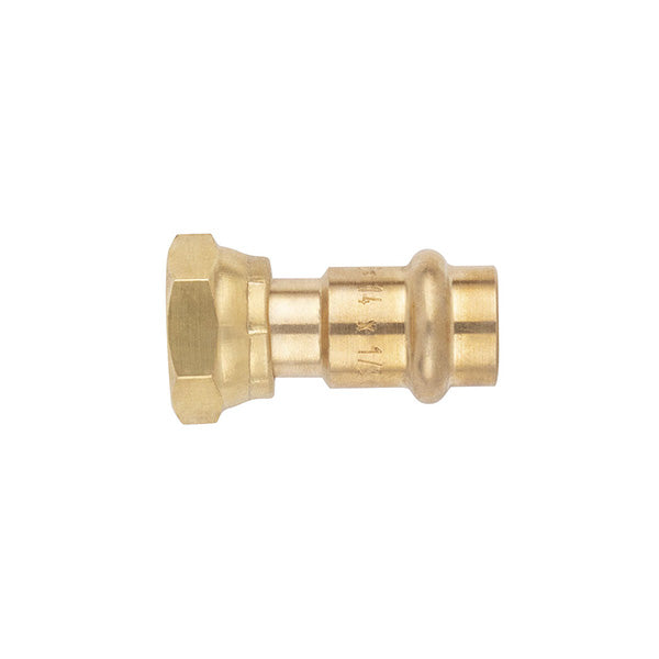 Raccord cuivre à sertir femelle ecrou tournant diamètre 14