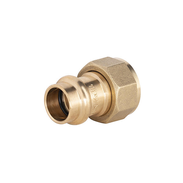 Raccord cuivre à sertir femelle ecrou tournant diamètre 16