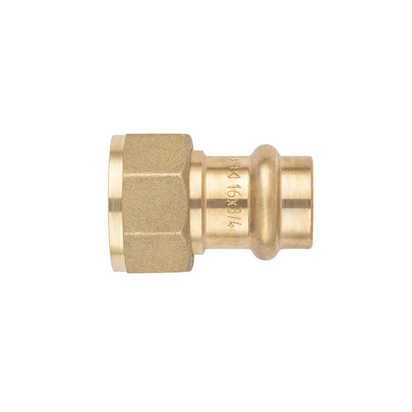 Raccord cuivre à sertir femelle ecrou tournant diamètre 16