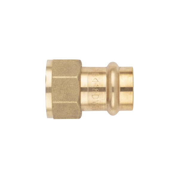Raccord cuivre à sertir femelle ecrou tournant diamètre 18
