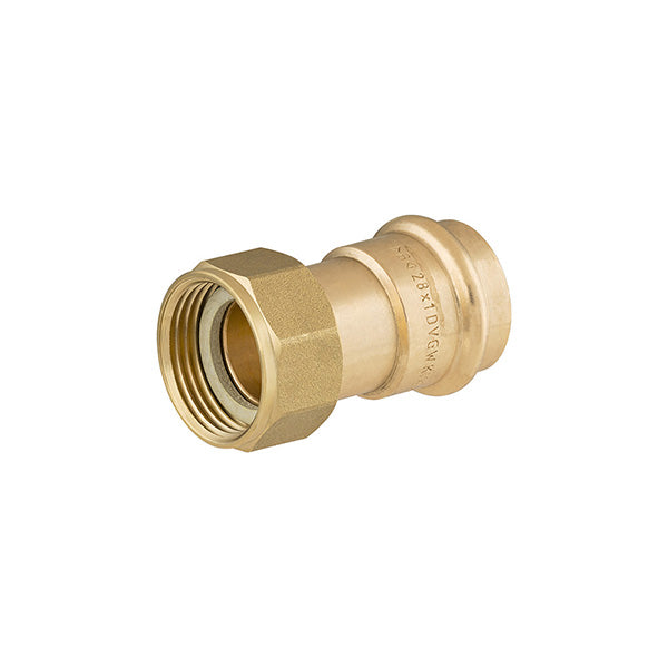 Raccord cuivre à sertir femelle ecrou tournant diamètre 28