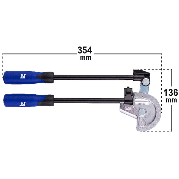 Cintreuse manuelle 180° pour tube cuivre Ø12