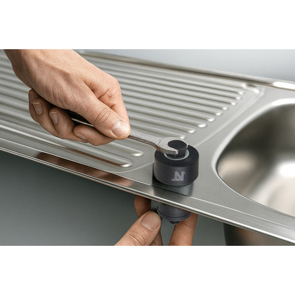 Emporte pièce évier inox