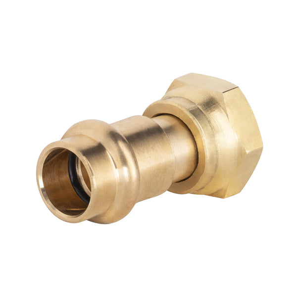 Raccord cuivre à sertir femelle écrou tournant