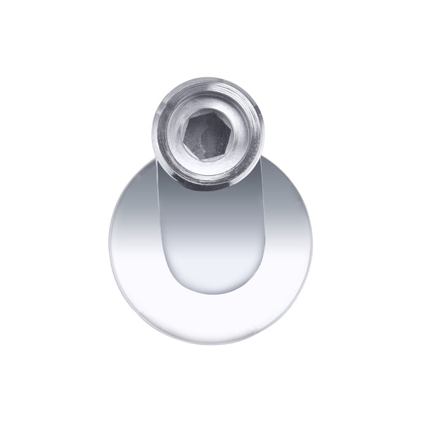 Paire de raccords excentrés 40 mm mâle 15x21 mâle 20x27 + rosaces chromées