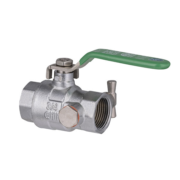 Vanne NF à Manette Plate Femelle - Femelle à Purge