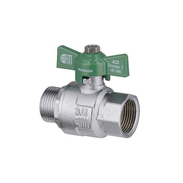 Vanne NF à Manette Papillon Mâle - Femelle