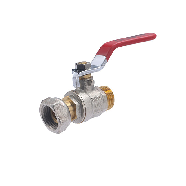 Vanne à Manette Plate Mâle - Femelle Ecrou Libre