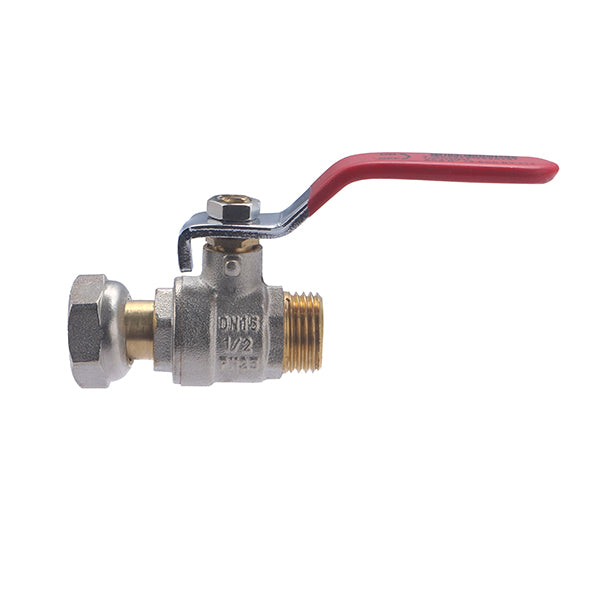 Vanne à Manette Plate Mâle - Femelle Ecrou Libre