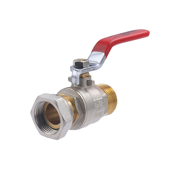 Vanne à Manette Plate Mâle - Femelle Ecrou Libre