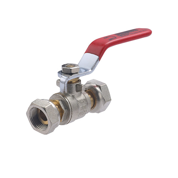 Vanne à Manette Plate Femelle - Femelle Ecrou Libre