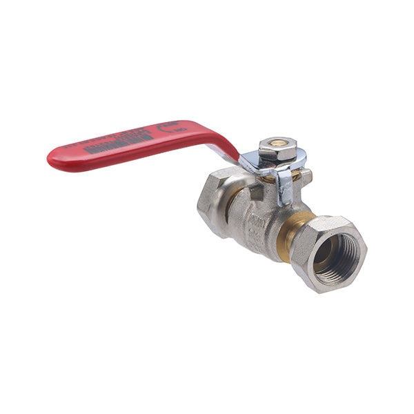 Vanne à Manette Plate Femelle - Femelle Ecrou Libre