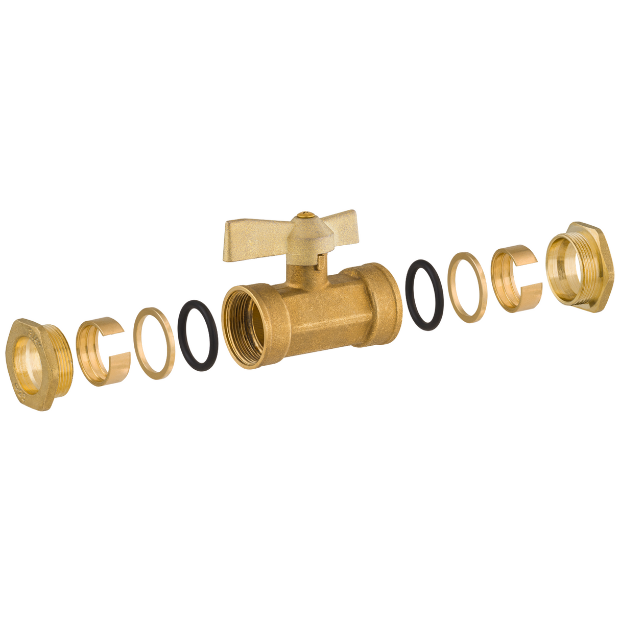 Vanne tuyau PE Ø 25 décomposition