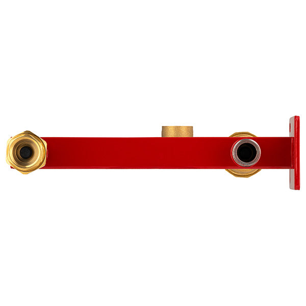 Console équipée avec valve d'isolement pour vase d'expansion chaudière